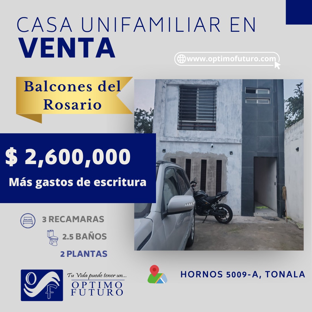 Publicación original: Casa unifamiliar en venta en Balcones del Rosario
