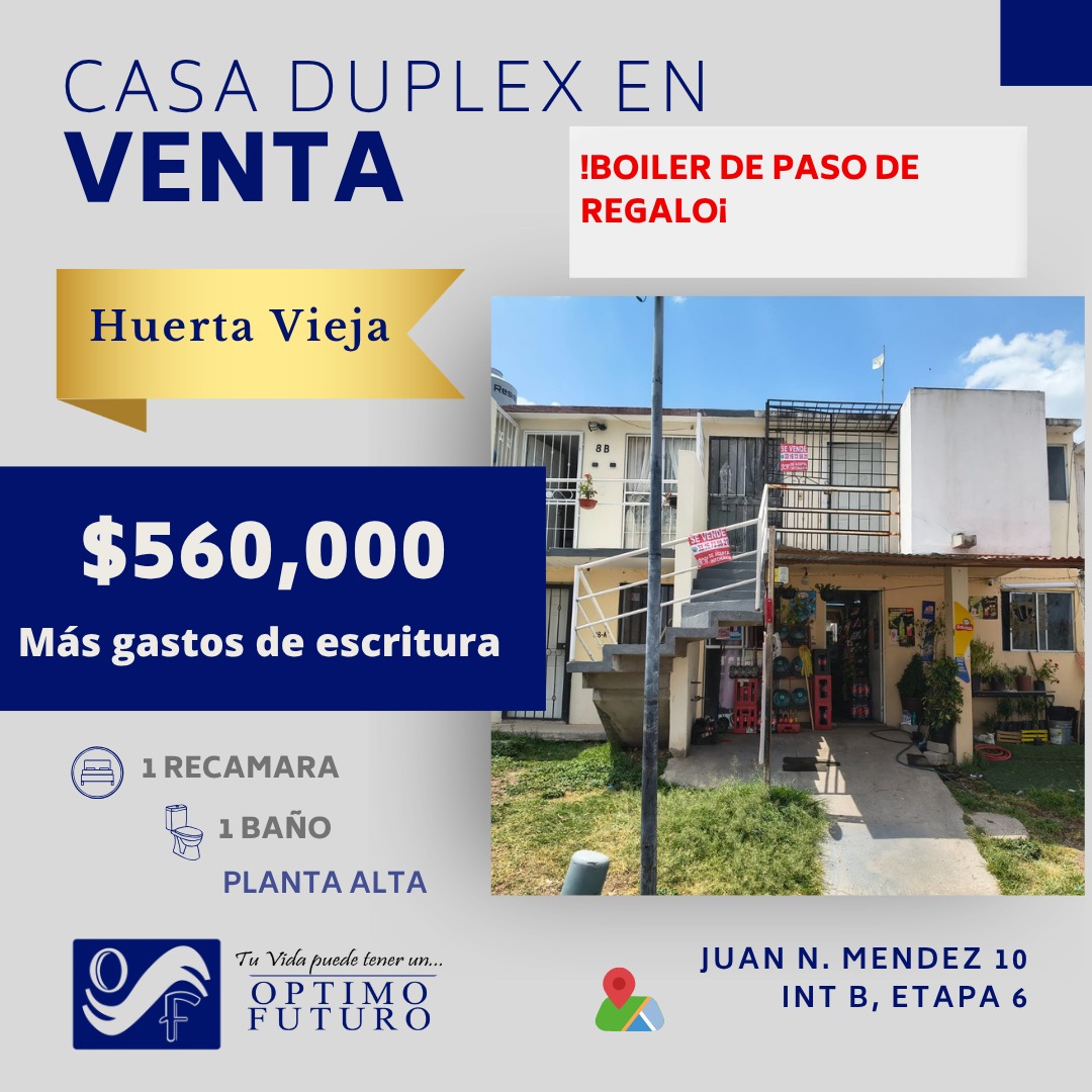 Publicación original: Casa dúplex en venta en Huerta Vieja