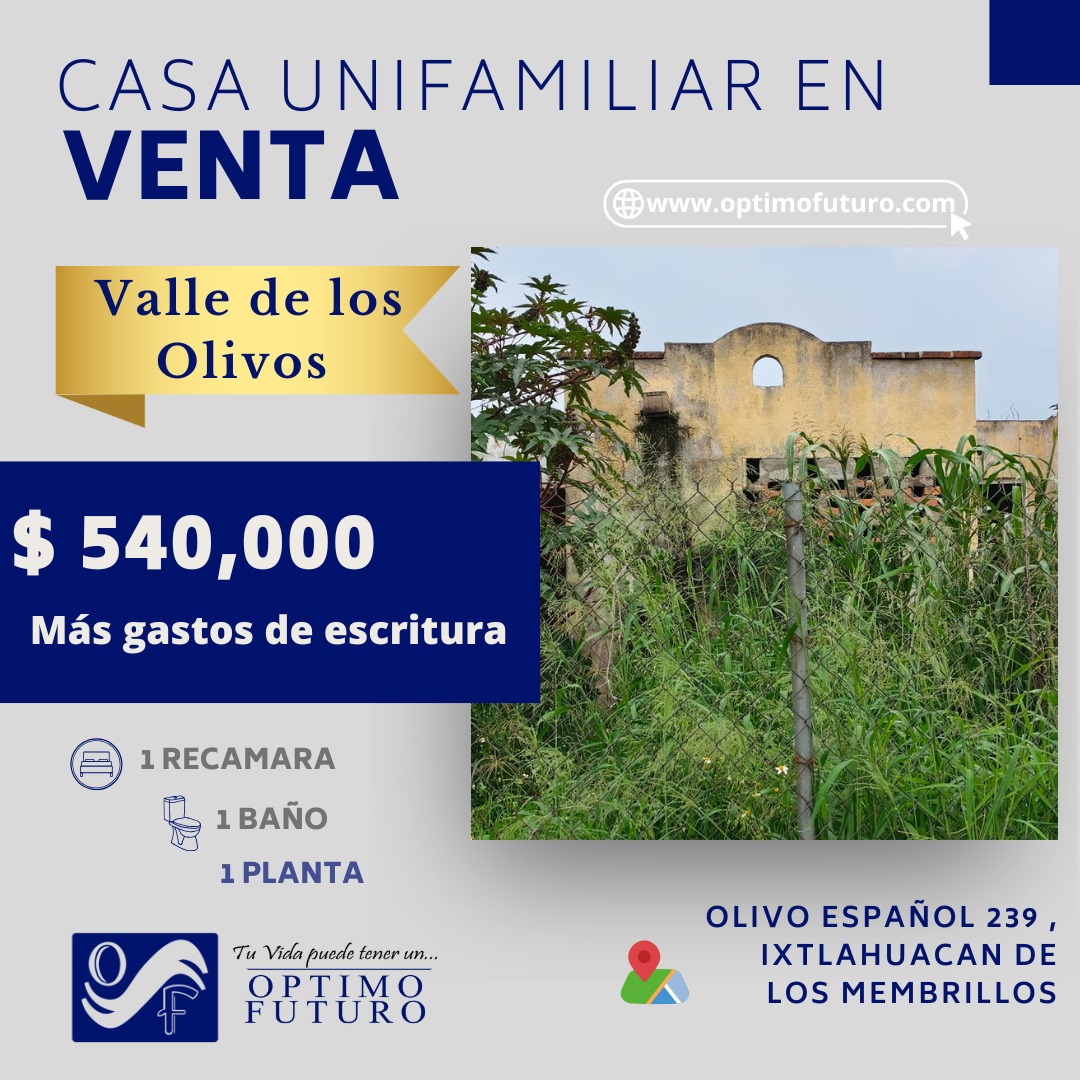 Publicación original: Casa unifamiliar en venta en Valle de los Olivos